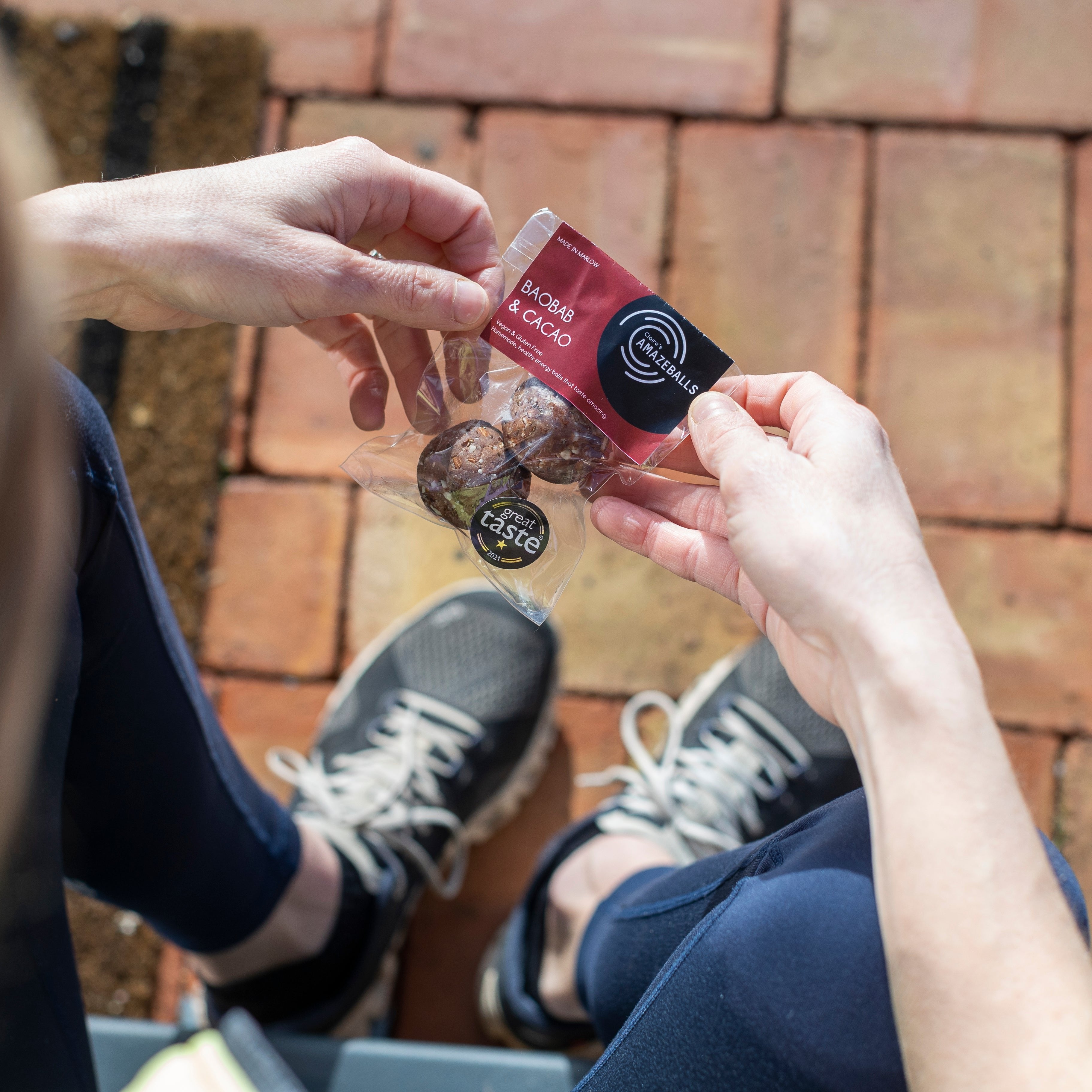 Baobab & Cacao Energy Balls Pack of 2