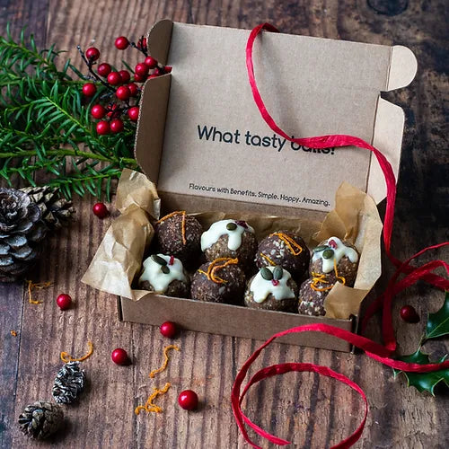 A box of festive amazeballs 